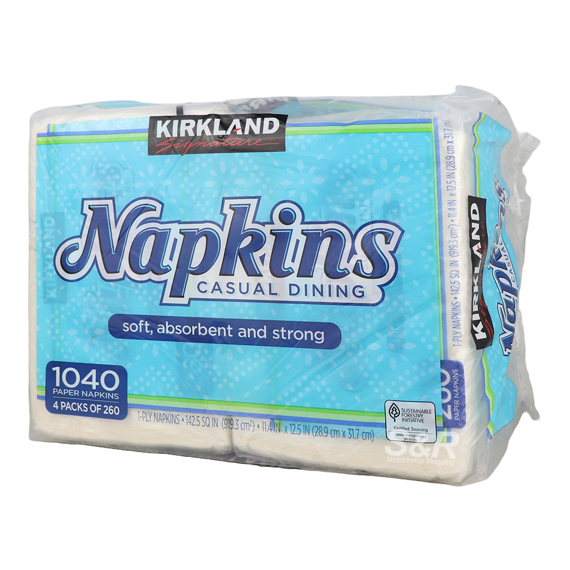 Kirkland Signature Casual Dining Table Napkins 4packs x 260pcs